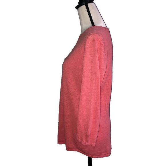 J. Jill Coral Lightweight Pullover Sweater | Size Medium - Picture 4 of 10
